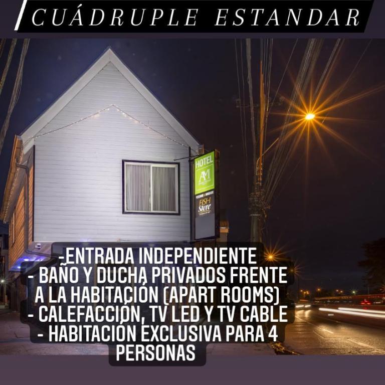 Hotel Angelmontt - Habitación Cuádruple Estándar - 4