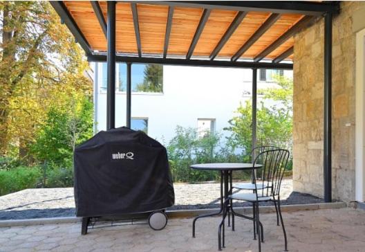 Ferienwohnung stadtnah mit Weinbergblick - Studio mit Gartenblick - 7
