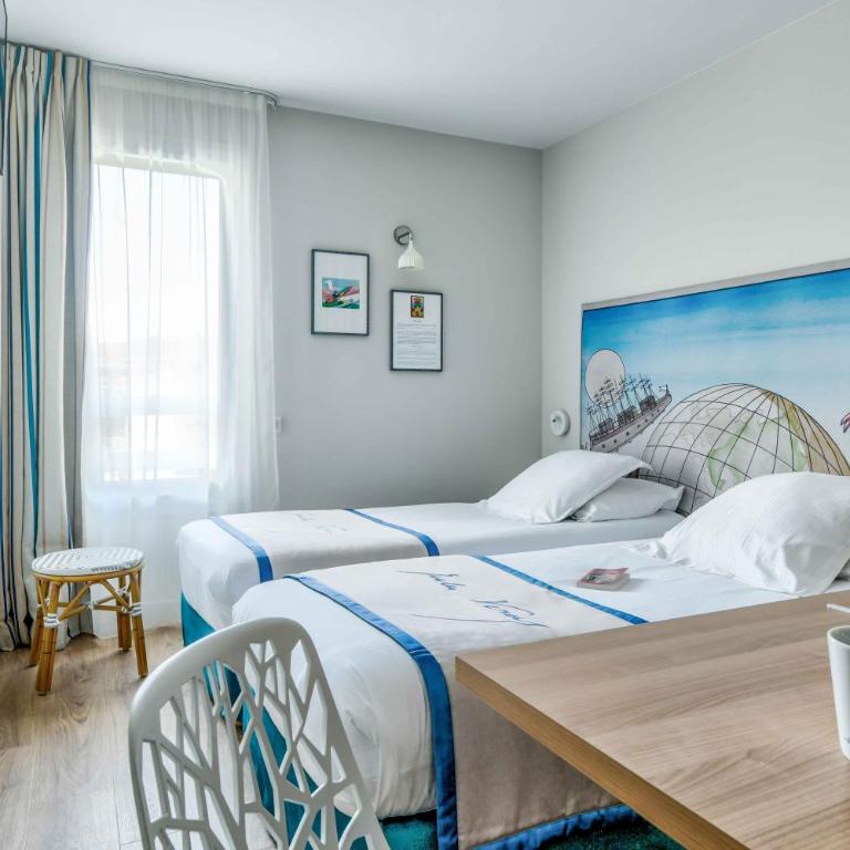 Hôtel Jules Verne Biarritz - Chambre Lits Jumeaux Classique - 1
