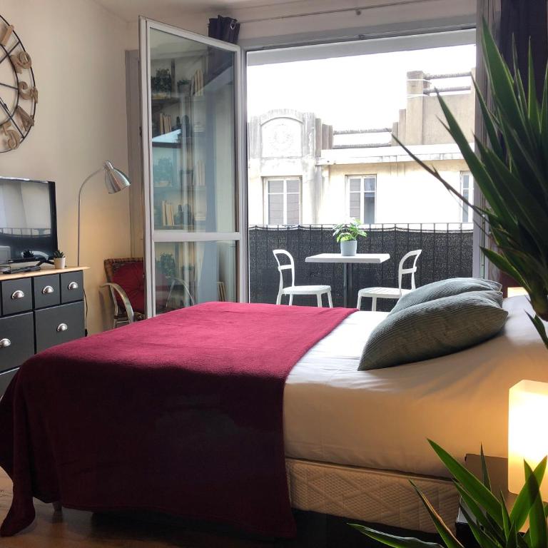 Studio avec balcon & parking gratuit - Tours Gare - Apartamento con balcón - 9