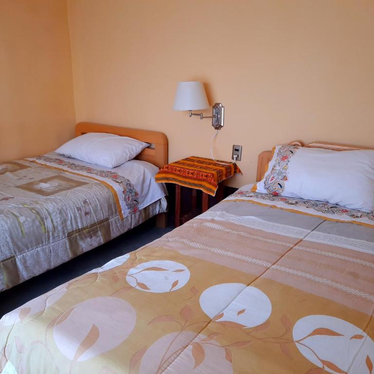 Wara Uta Lodge - Habitación Doble con baño compartido - 2 camas - 8