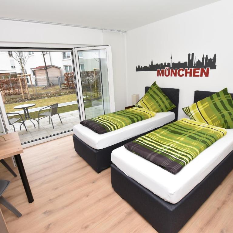 Boardinghouse Henschelstraße - Doppel-/Zweibettzimmer mit eigener Terrasse - 17