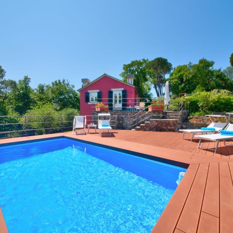 I Giardini di Camogli - VILLA SÀRVIA, garden&pool - Villa con 3 Camere da Letto - 1