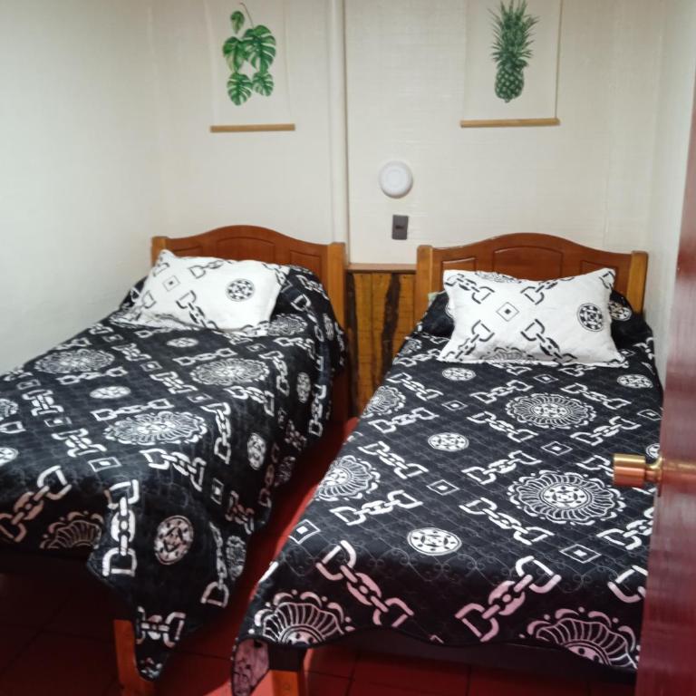 Residencial la Cabaña - Twin Room with Private Bathroom - 5