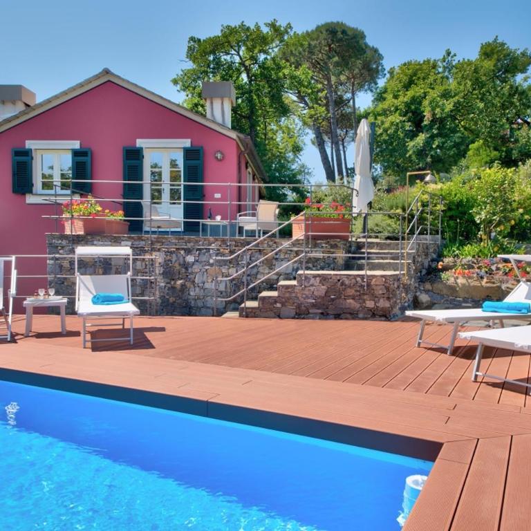 I Giardini di Camogli - VILLA SÀRVIA, garden&pool - Villa con 3 Camere da Letto - 45