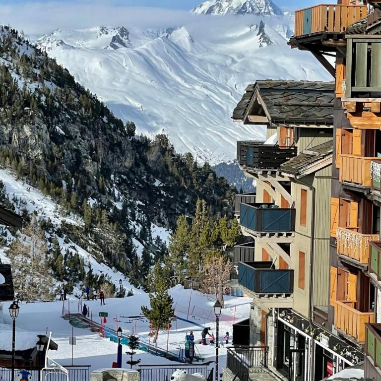 Arc 1950 - Appt 2CH - 6 pers - Rés 5* luxe - Piscine, sauna, hamman, jacuzzi - Classé 5 cristaux Paradiski - Apartment mit 2 Schlafzimmern - 19