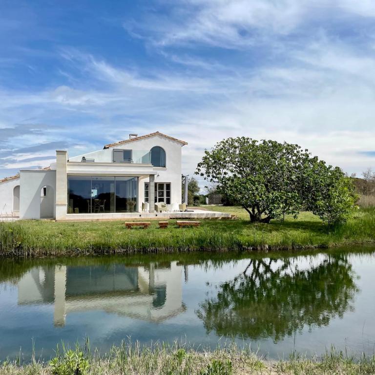 Mas du Couvin, maison d'hôtes en Camargue - Camera King con Vista Giardino - 1