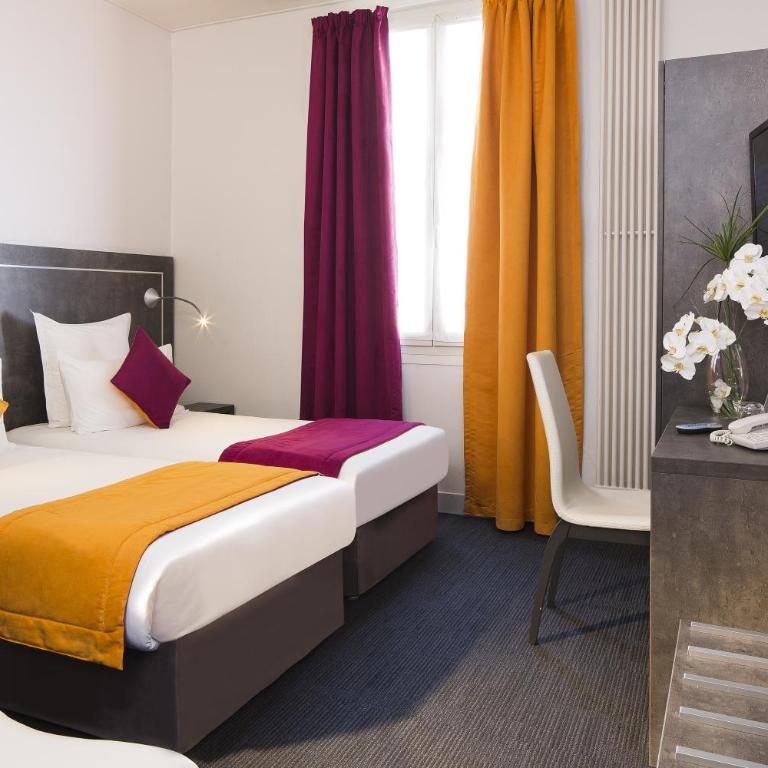 Hôtel du Plat d'Etain - Chambre Lits Jumeaux - 21