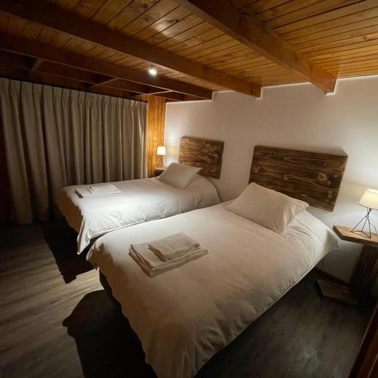 HOTEL VOLKANICO - Habitación Doble con baño privado - 2 camas - 4