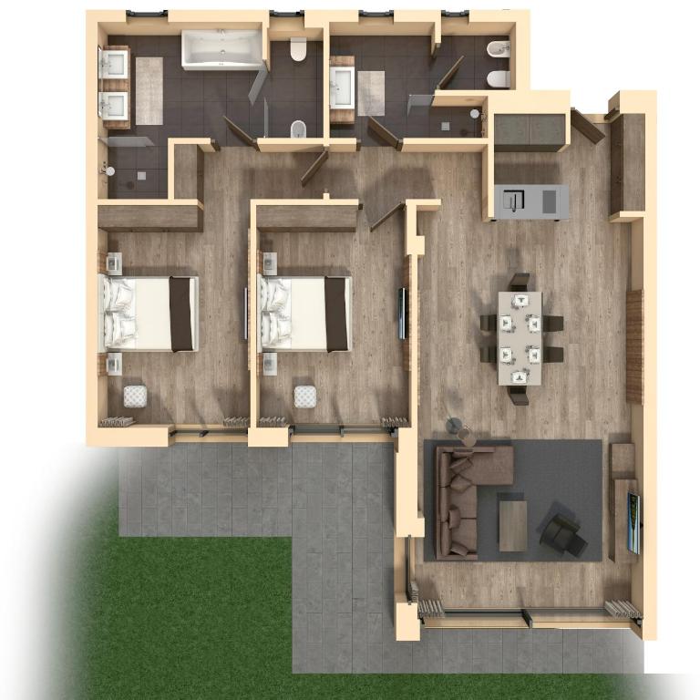Gardena Grödnerhof - Hotel & Spa - Suite con 2 Camere da Letto - 3