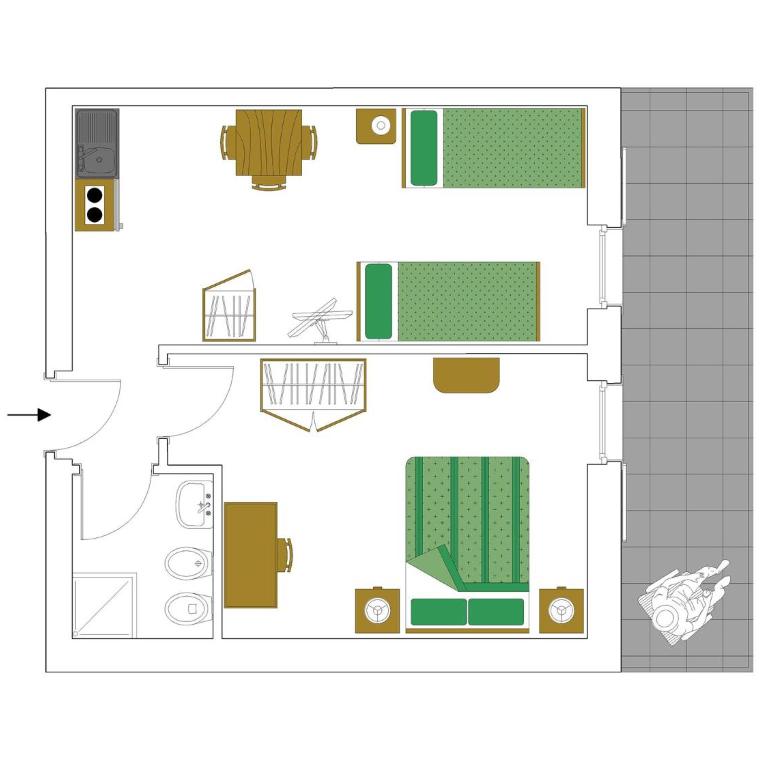 Hotel Elbele Garnì - Suite Familiare (4 Adulti) - 10