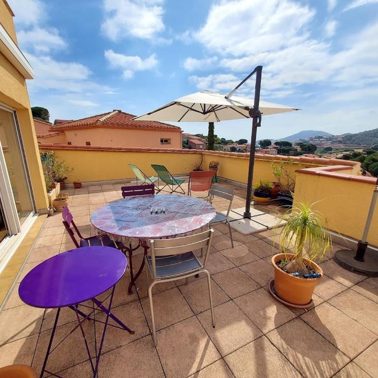 ROCADE DE COLLIOURE appt T4 avec grande terrasse et garage - Apartamento de 3 dormitorios - 3