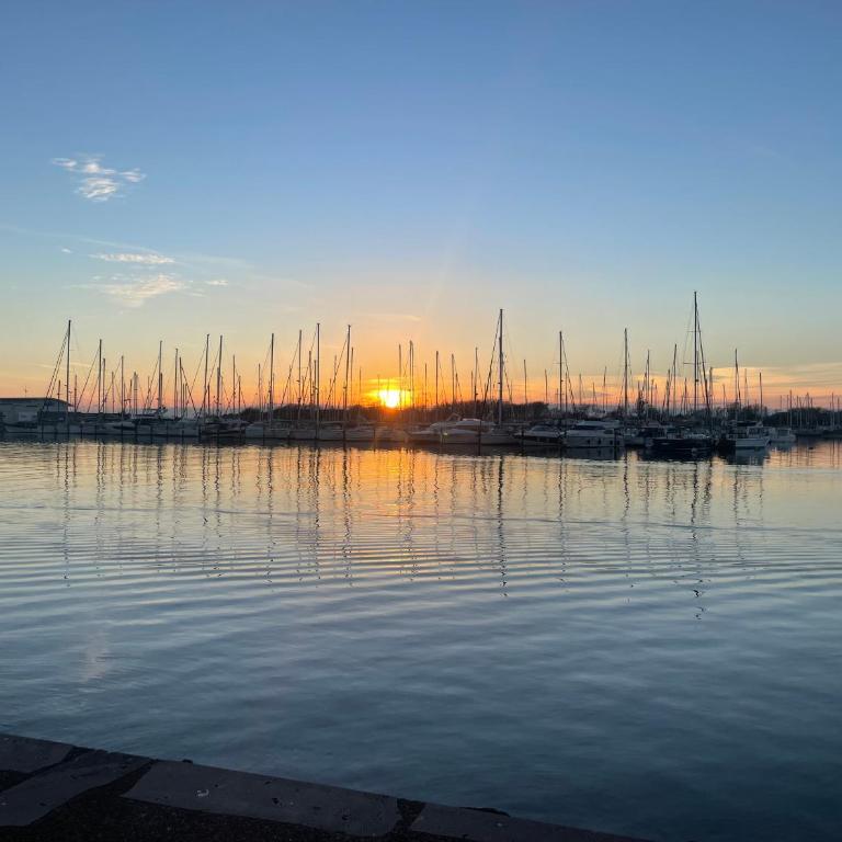 Studio - Les pieds dans l'eau agréable en toutes saisons 4 couchages - climatisation - parking privé - piscine sur mer - vue magnifique et rare - situation optimum - Les argonautes - Ile des pêcheurs - Cap d'Agde - One-Bedroom Apartment - 36