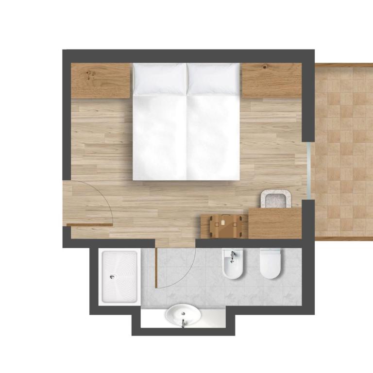 Hotel Villa Eden - Double Room with Balcony - 3