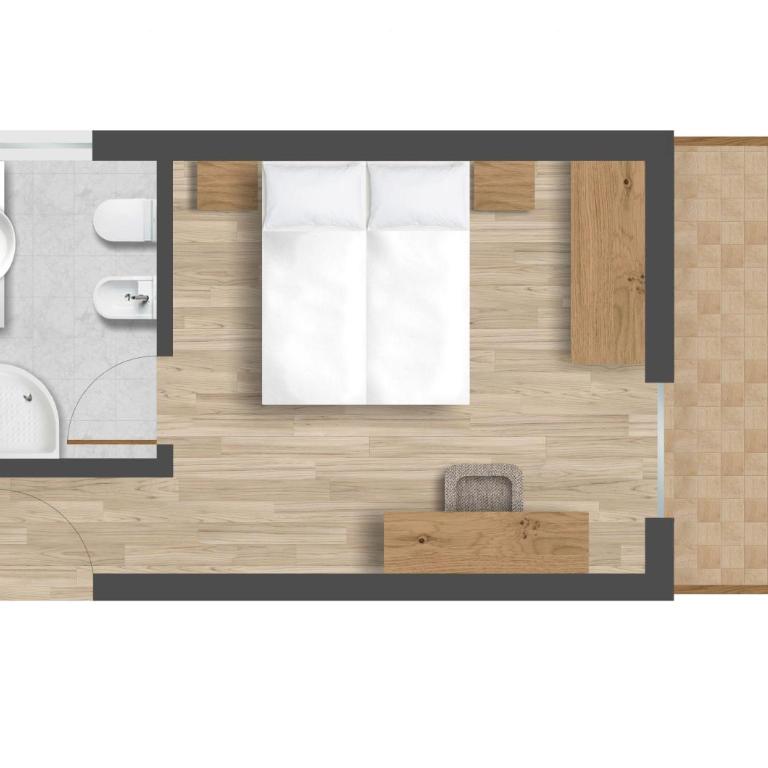 Hotel Villa Eden - Double or Twin Room with Balcony - 5