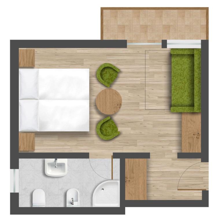 Hotel Villa Eden - Large Double or Twin Room - 6