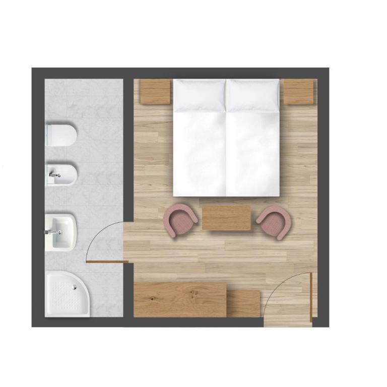 Hotel Villa Eden - Double or Twin Room - Attic - 3