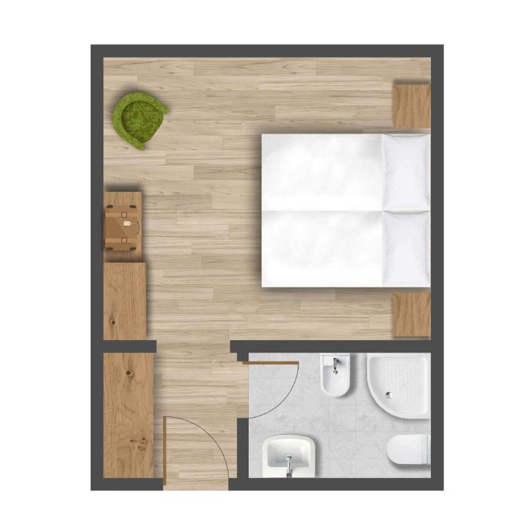 Hotel Villa Eden - Double or Twin Room - Attic - 4