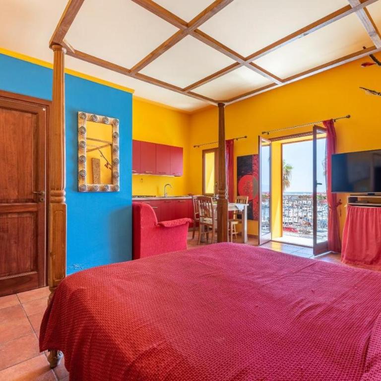 Stenopus Greco Casa per AFFITTI TURISTICI - Studio mit Balkon und Meerblick. - 3