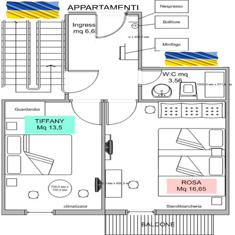 B&B Mariupol - Family Room with Sea View - 4