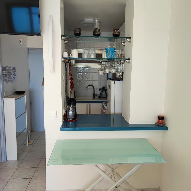 Grand studio bord de mer- accès direct aux plages - One-Bedroom Apartment - 9