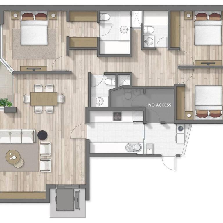 ✶ Kotosh Residence ✶ LUXURY Best Location & Piano - Apartamento de 3 dormitorios - 40