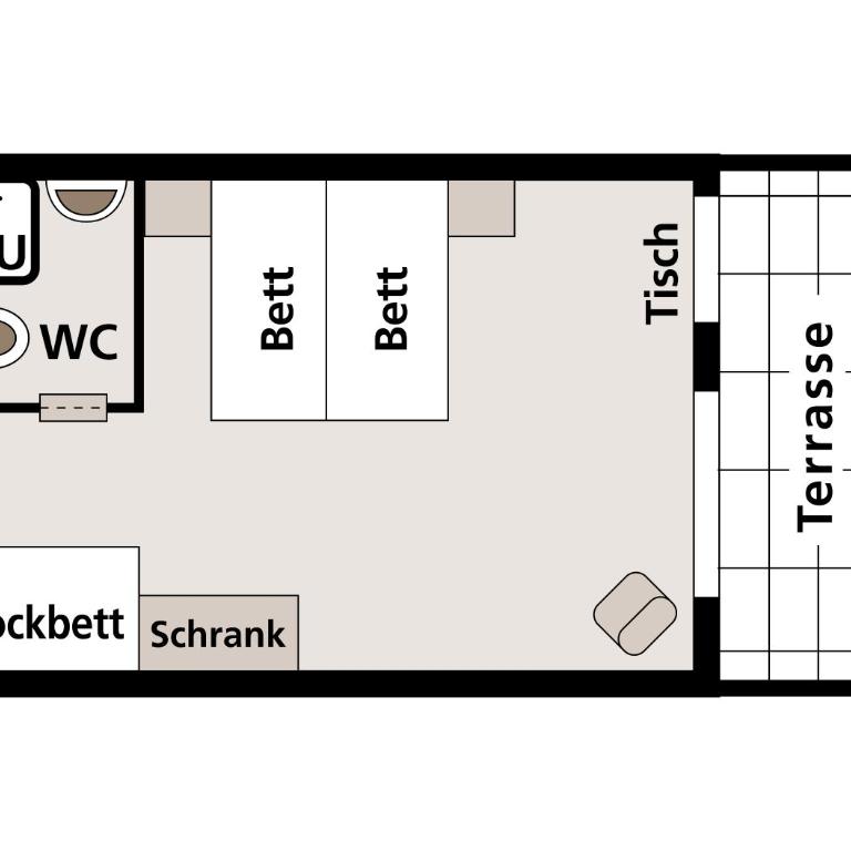 Feriendorf zum störrischen Esel - Bungalow Familial - 9