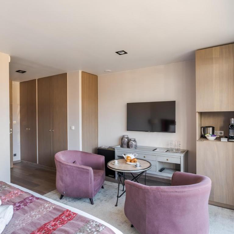 Résidence Premium Le Bénétin- Saint Malo - Doppelzimmer mit Balkon und seitlichem Meerblick - 3