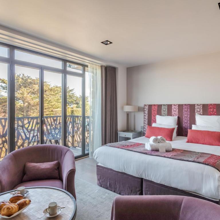 Résidence Premium Le Bénétin- Saint Malo - Doppelzimmer mit Balkon und seitlichem Meerblick - 2
