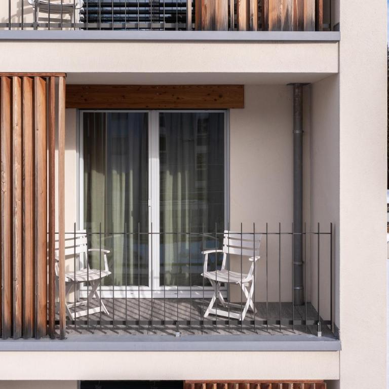 Townhouse N26 - Studio mit Doppelbett und Balkon - 6