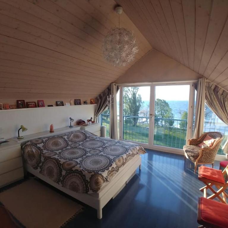 Lakefront. Appartement pieds dans l'eau. View and direct access to the lake. - Appartement 2 Chambres - 8