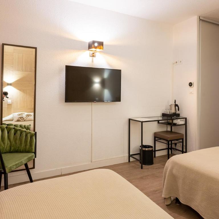 Hôtel l'Amandière - Chambre Lits Jumeaux - 2