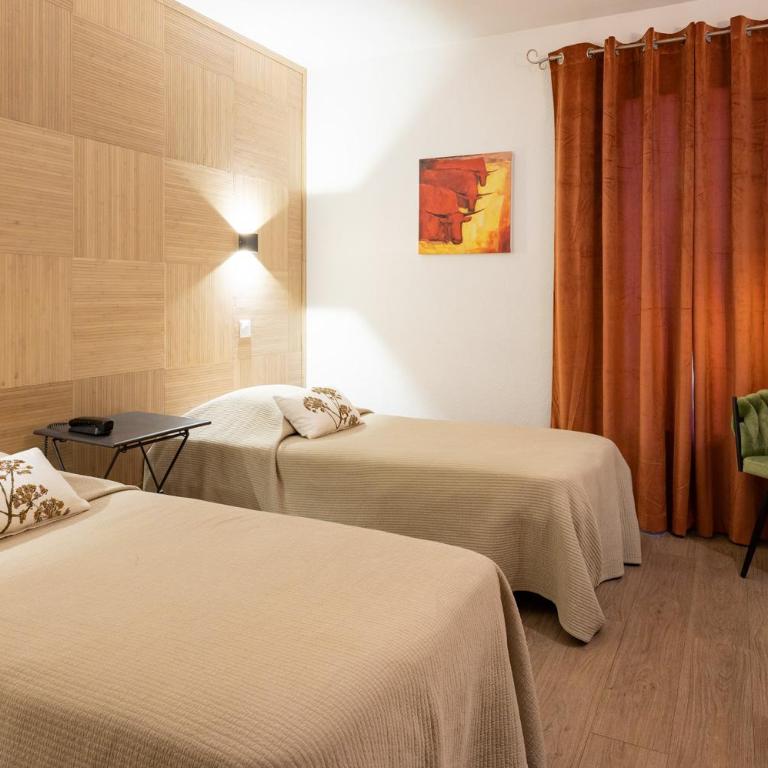 Hôtel l'Amandière - Chambre Lits Jumeaux - 1