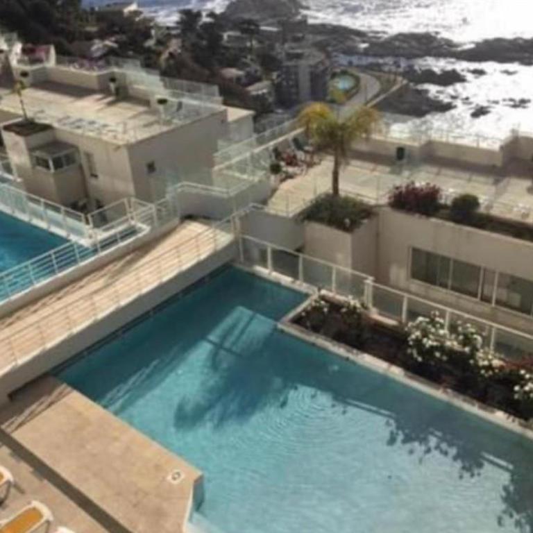 Departamento Cochoa Reñaca Viña del Mar Primera Línea de Playa - One-Bedroom Apartment - 14