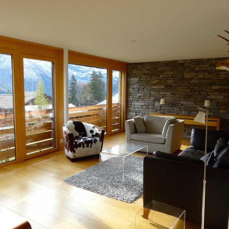 Hotel Jungfrau Mürren - Apartment mit Blick auf die Berge - 4