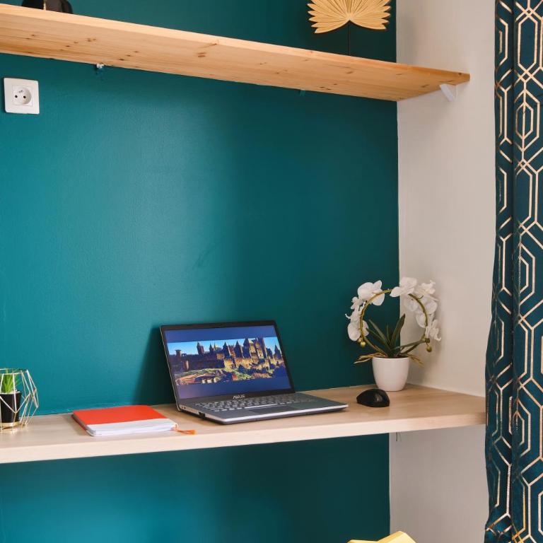 Tout confort ! Climatisation, Centre-ville, Parking, Terrasse, WiFi, Netflix - Apartment - 16