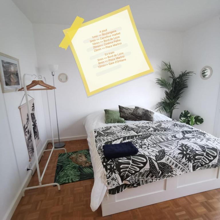 Chambre Jungle - Tout confort Saint Marceau - Apartment With Shared Bathroom - 1