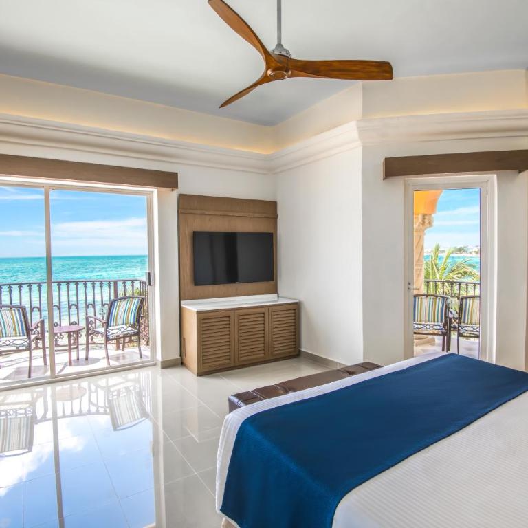 Wyndham Alltra Playa del Carmen Adults Only All Inclusive - Suite Principal Premium de 1 dormitorio con 1 cama extragrande - Frente al mar - 4