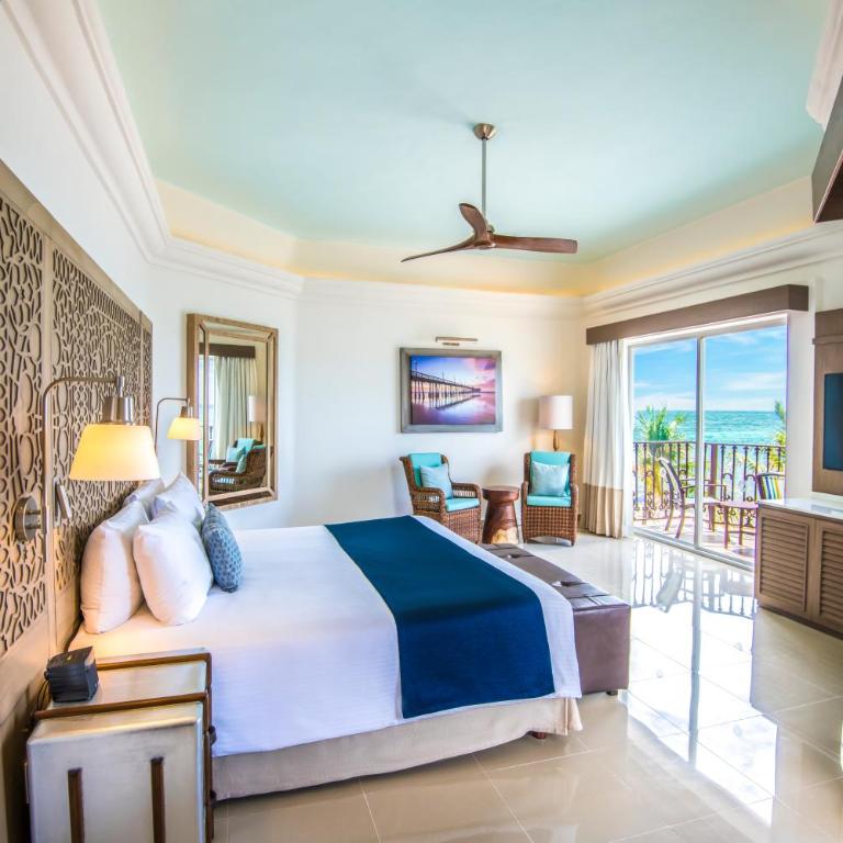 Wyndham Alltra Playa del Carmen Adults Only All Inclusive - Suite Principal Premium de 1 dormitorio con 1 cama extragrande - Frente al mar - 5