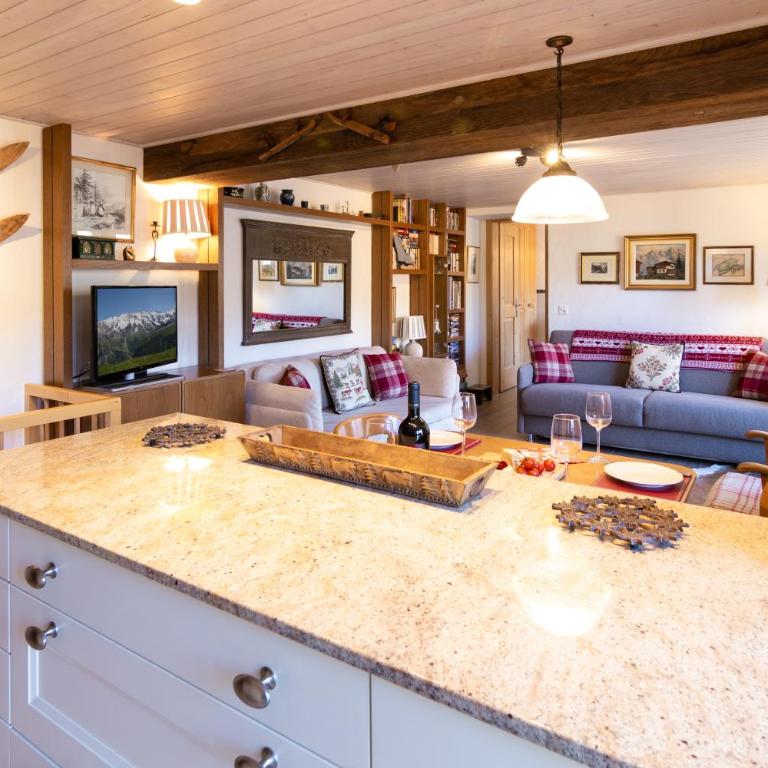 Chalet Schweizerhof 1 - Apartment mit Blick auf die Berge - 7