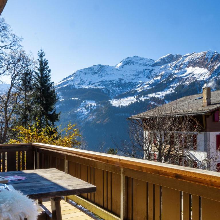 Chalet Schweizerhof 1 - Apartment mit Blick auf die Berge - 10