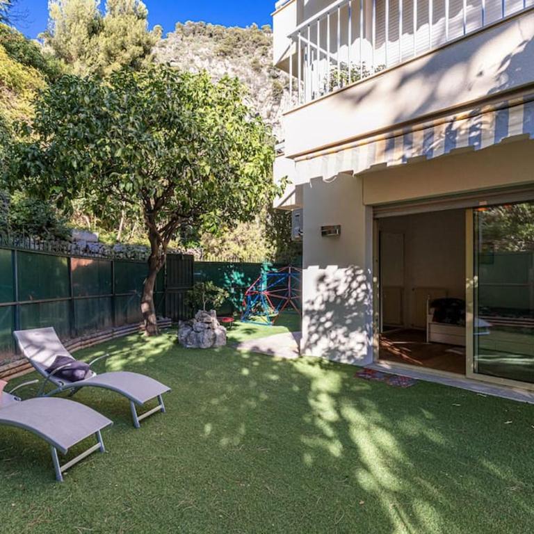 Villefranche Sur Mer:Appartement-villa, Vue mer, jardin, parking. - Appartement 2 Chambres - 26