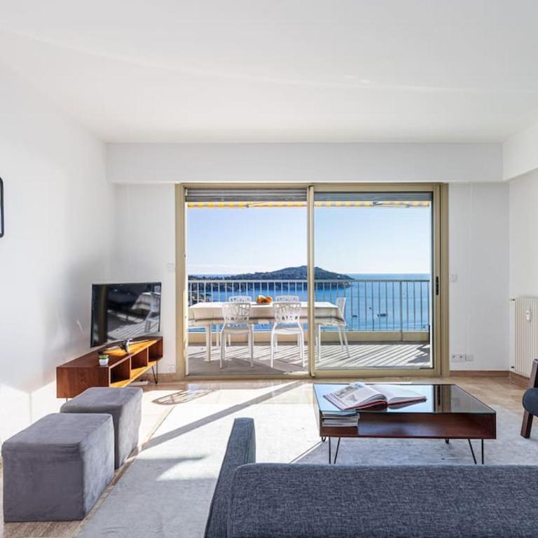 Villefranche Sur Mer:Appartement-villa, Vue mer, jardin, parking. - Appartement 2 Chambres - 23