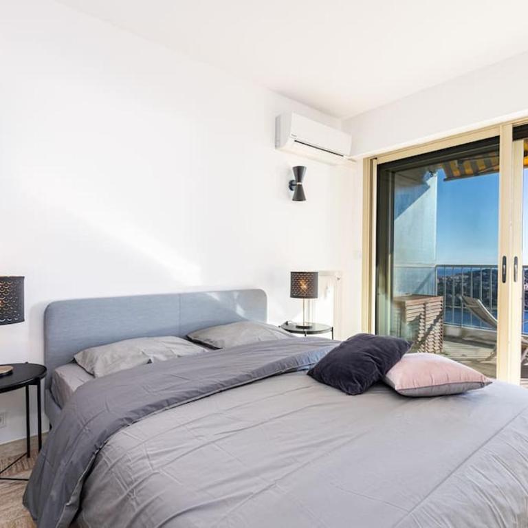 Villefranche Sur Mer:Appartement-villa, Vue mer, jardin, parking. - Appartement 2 Chambres - 20