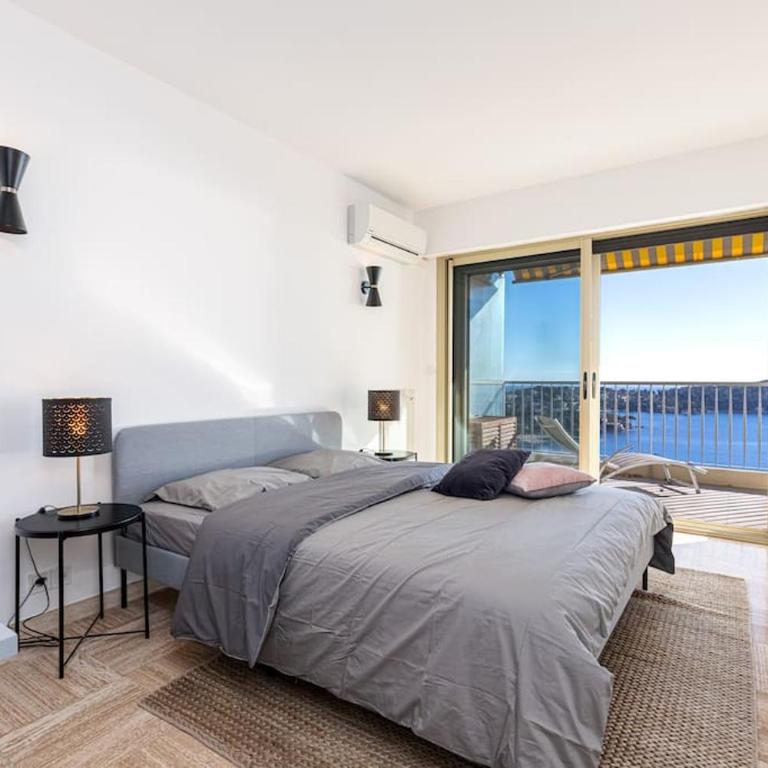 Villefranche Sur Mer:Appartement-villa, Vue mer, jardin, parking. - Appartement 2 Chambres - 19
