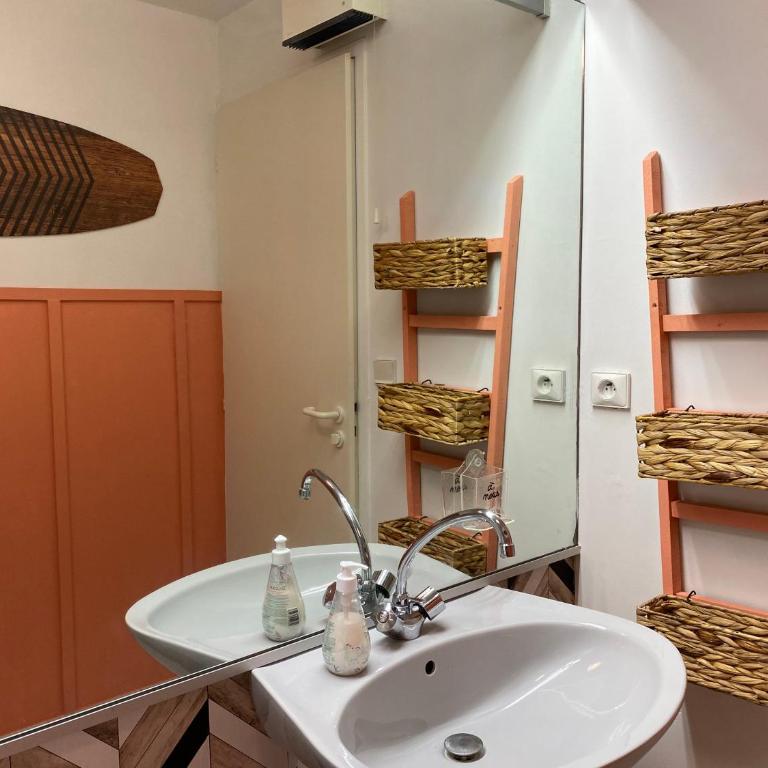 Le Kifanlo - Appartement avec une grande terrasse vue mer et plage à 100 m - Appartement 1 Chambre - 8