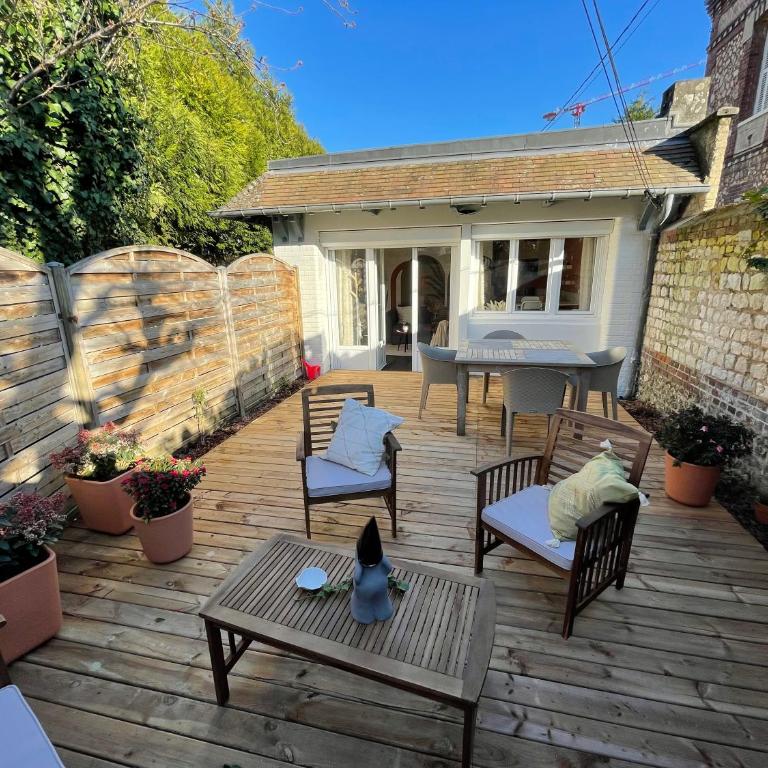 Le 102, Maison avec Terrasse et parking Gare de ROUEN - Appartement avec Terrasse - 9