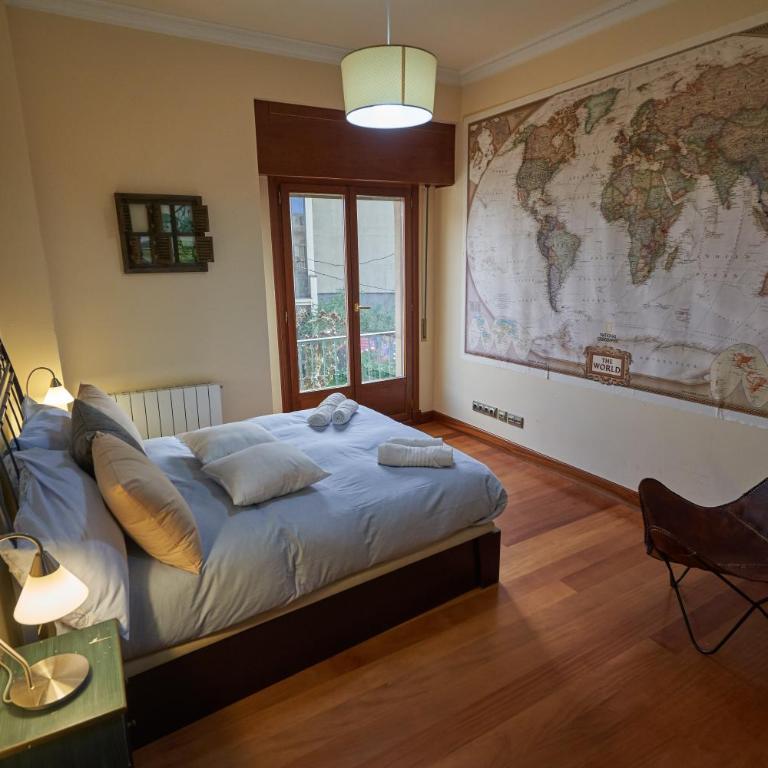Apartamento BIO Exclusivo con mirador en Bilbao y aparcamiento público gratuito - Two-Bedroom Apartment - 86
