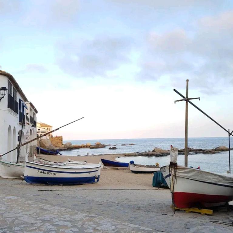 Apt con piscina en Calella de Palafrugell, parking gratuito - Apartamento de 1 dormitorio - 41