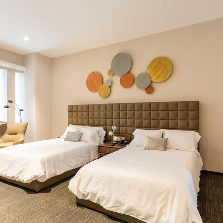 Antigua Hotel Boutique - Deluxe Double Room with Two Double Beds - 4